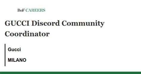 gucci discord community|Gucci .